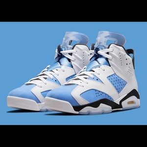 Nike Air Jordan 6 UNC University Blue White Carolina (Size Men US 12) AUTHENTIC